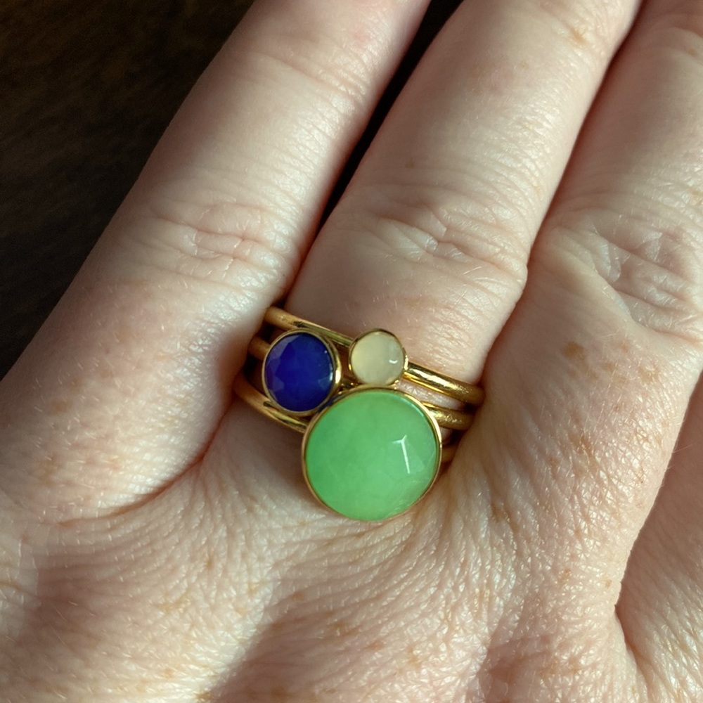 Stella & Dot Three Stackable Ring - image 1